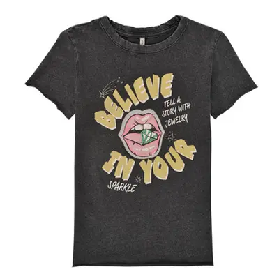 Only KOGLUCY girls's Children's T shirt in Black