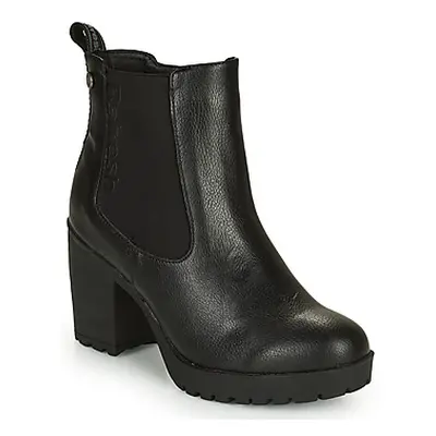 Refresh 170063-BLACK women's Low Ankle Boots in Black