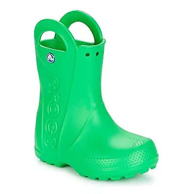 Crocs HANDLE IT RAIN BOOT KIDS boys's Children's Wellington Boots in Green