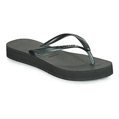 Havaianas SLIM FLATFORM women's Flip flops / Sandals (Shoes) in Black