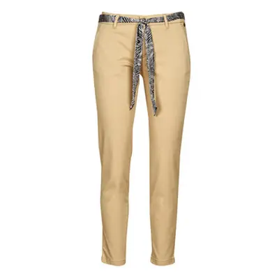 Freeman T.Porter CLAUDIA FELICITA women's Trousers in Beige