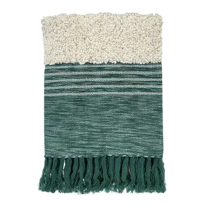 Malagoon Tribal green throw 's Plaids in Green