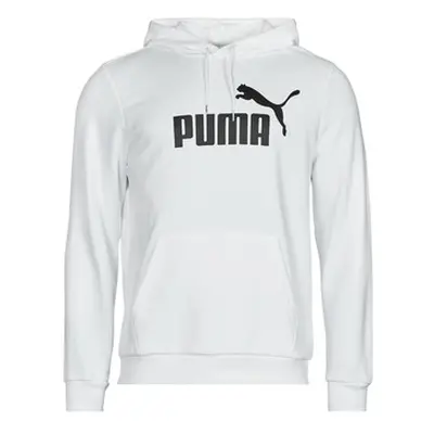 Puma ESS BIG LOGO HOODIE FL men's Sweatshirt in White