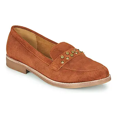 Karston ACALI women's Loafers / Casual Shoes in Brown