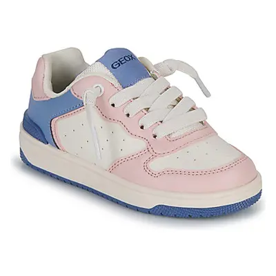 Geox J WASHIBA GIRL D girls's Children's Shoes (Trainers) in Pink