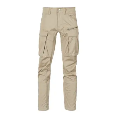 G-Star Raw ROVIC ZIP 3D STRAIGHT TAPERED men's Trousers in Beige