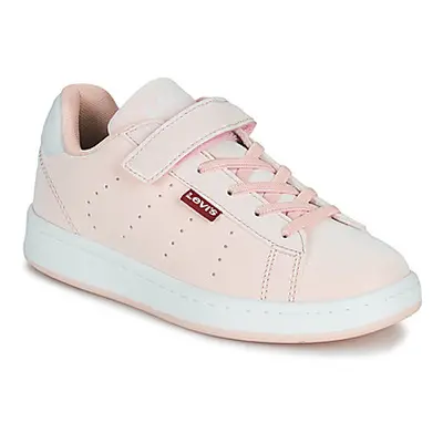 Levis LINCOLN women's Shoes (Trainers) in Pink