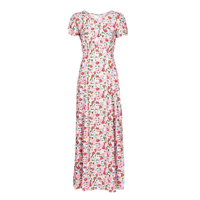 Naf Naf KROSALIA R1 women's Long Dress in Pink