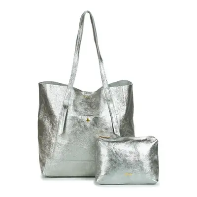 Betty London SIMONE women's Shopper bag in Silver