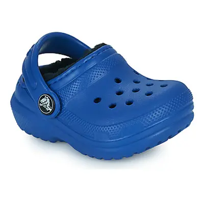 Crocs Classic Lined Clog T boys's Children's Clogs (Shoes) in Blue