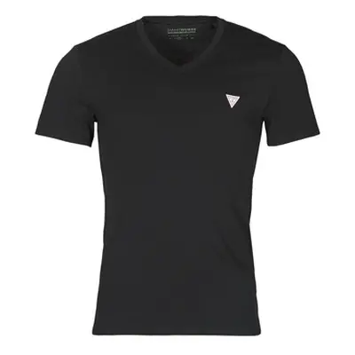 Guess VN SS CORE TEE men's T shirt in Black