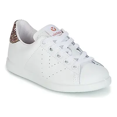 Victoria DEPORTIVO BASKET PIEL KID girls's Children's Shoes (Trainers) in White