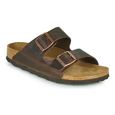 BIRKENSTOCK ARIZONA SFB LEATHER men's Mules / Casual Shoes in Brown