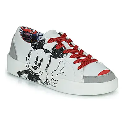 Desigual FANCY MICKEY women's Shoes (Trainers) in White