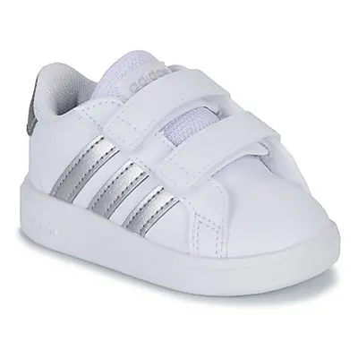 Adidas GRAND COURT 2.0 CF girls's Children's Shoes (Trainers) in White