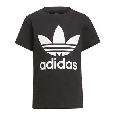 Adidas CHANTIS girls's Children's T shirt in Black