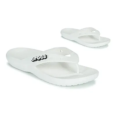 Crocs CLASSIC CROCS FLIP women's Flip flops / Sandals (Shoes) in White