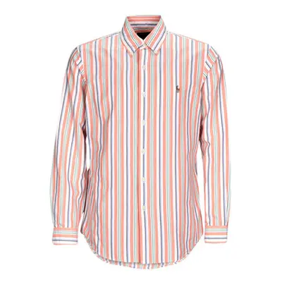 Polo Ralph Lauren CHEMISE COUPE DROITE EN OXFORD men's Long sleeved Shirt in Multicolour