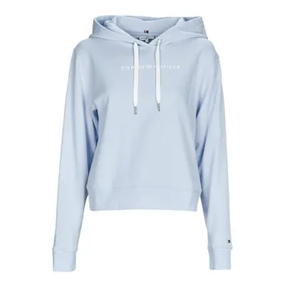 Tommy Hilfiger REG FROSTED CORP LOGO HOODIE women's Sweatshirt in Blue