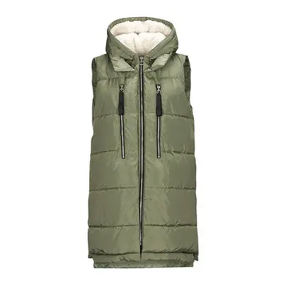 Only ONLNEWNORA PUFFER WAISTCOAT CC OTW women's Jacket in Kaki