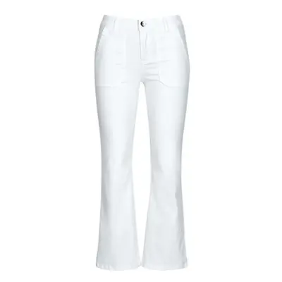 Les Petites Bombes FAYE women's Flare / wide jeans in White