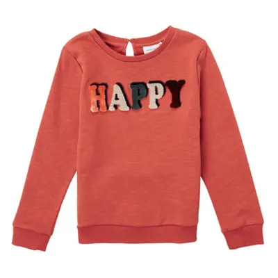 Name it NMFNALA SWEAT girls's Children's Sweatshirt in Pink