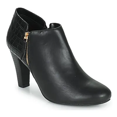 Moony Mood PERRINE women's Low Ankle Boots in Black