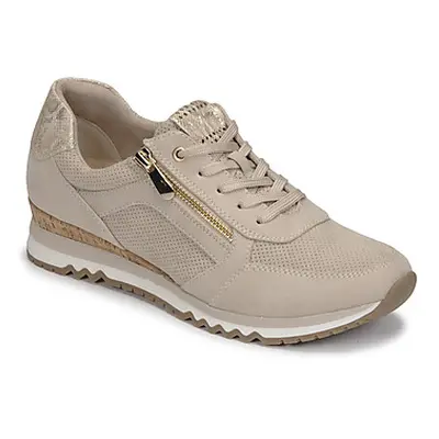 Marco Tozzi DORIANE women's Shoes (Trainers) in Beige