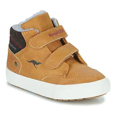 Kangaroos KAVU PRIMO boys's Children's Shoes (High-top Trainers) in Brown