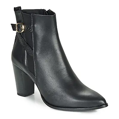 So Size AURELIO women's Low Ankle Boots in Black