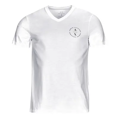 Armani Exchange 6RZTBD men's T shirt in White