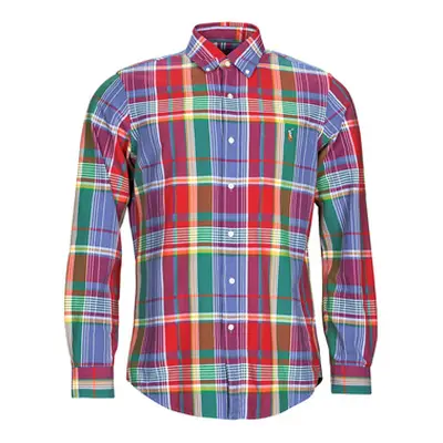 Polo Ralph Lauren CUBDPPCS-LONG SLEEVE-SPORT SHIRT men's Long sleeved Shirt in Multicolour