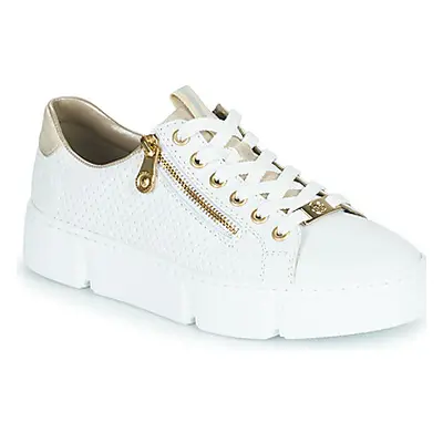 Rieker ALULA women's Shoes (Trainers) in White