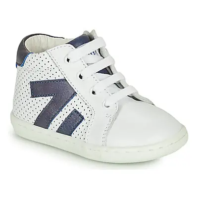 GBB ABOBA boys's Children's Shoes (High-top Trainers) in White