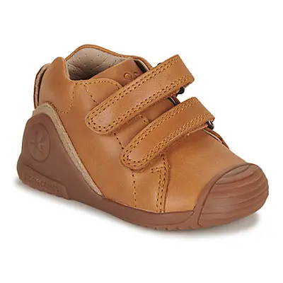 Biomecanics BIOGATEO CASUAL boys's Children's Shoes (Trainers) in Brown