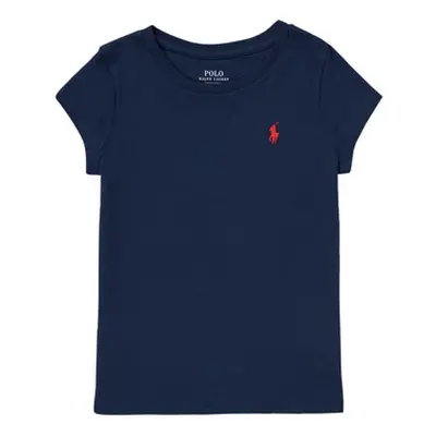 Polo Ralph Lauren NOIVEL girls's Children's T shirt in Blue