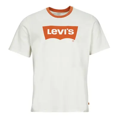 Levis SS RELAXED FIT TEE men's T shirt in White