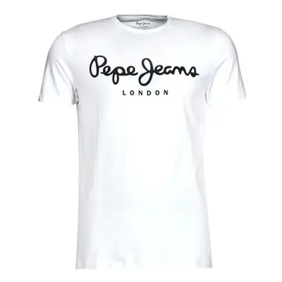 Pepe jeans ORIGINAL STRETCH men's T shirt in White