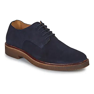 Selected SLHLUKE SUEDE DERBY men's Casual Shoes in Marine