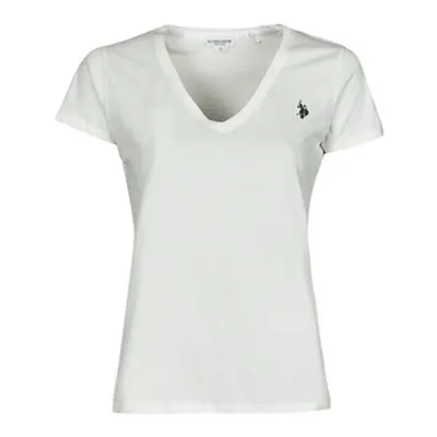 U.S Polo Assn. BELL 51520 EH03 women's T shirt in White