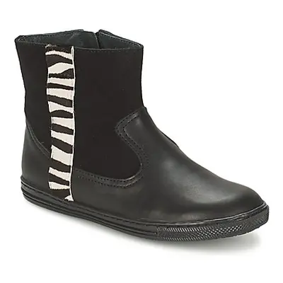 Citrouille et Compagnie ELLIA girls's Children's Mid Boots in Black