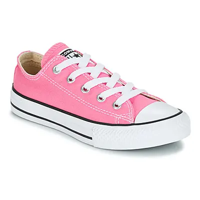 Converse ALL STAR OX girls's Children's Shoes (Trainers) in Pink