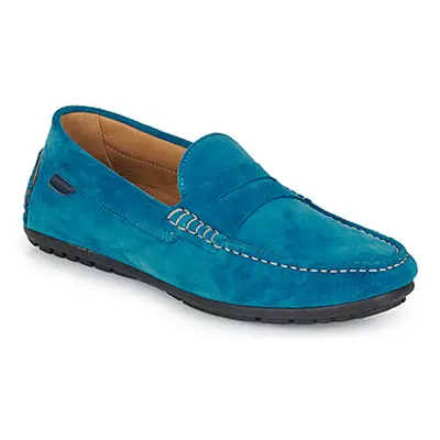 Pellet CADOR men's Loafers / Casual Shoes in Blue