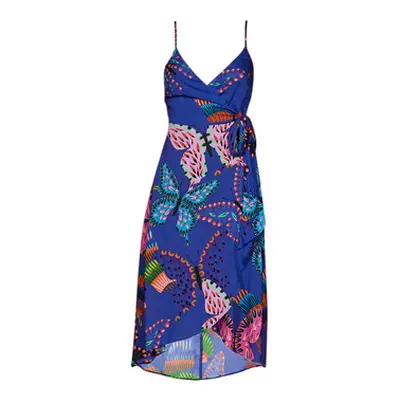 Desigual VEST_ALANA women's Dress in Blue