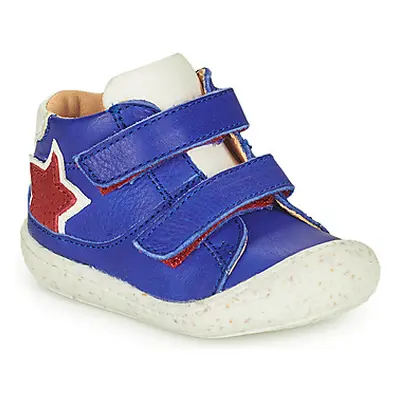 GBB LANOU boys's Children's Shoes (High-top Trainers) in Blue