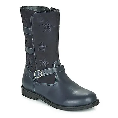 Citrouille et Compagnie HANDRE girls's Children's High Boots in Marine