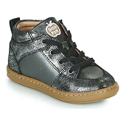 Shoo Pom BOUBA GANG girls's Children's Shoes (High-top Trainers) in Silver