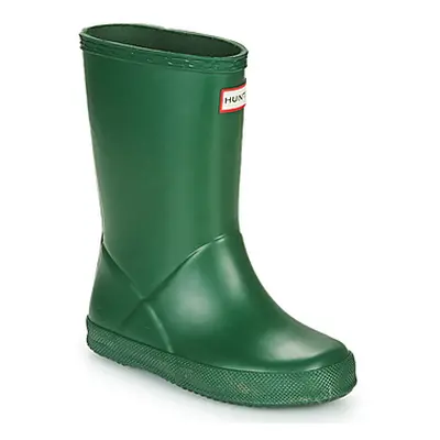 Hunter KIDS FIRST CLASSIC boys's Children's Wellington Boots in Green