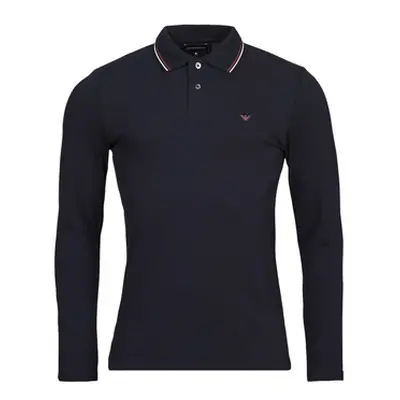 Emporio Armani 8N1FB5 men's Polo shirt in Blue