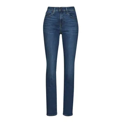 Levis 724 HIGH RISE STRAIGHT women's Jeans in Marine